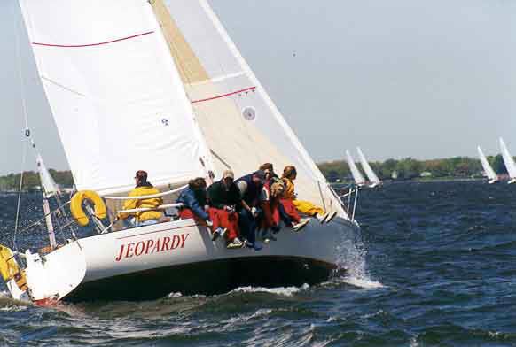 sailing stbd quarter